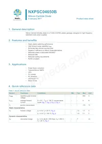 NXPSC04650BJ Datasheet Cover