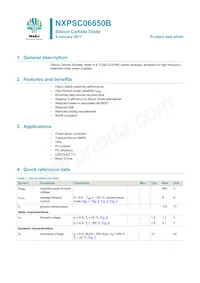 NXPSC06650BJ Datasheet Cover