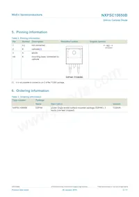 NXPSC10650BJ Datasheet Page 2