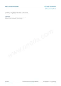 NXPSC10650DJ Datasheet Page 9