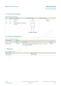 NXPSC20650Q Datasheet Page 2