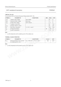 PBR941 Datasheet Page 3