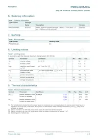 PMEG3005AEA/ZLX Datasheet Page 2