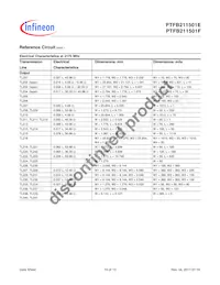 PTFB211501FV1R0XTMA1 Datasheet Page 10