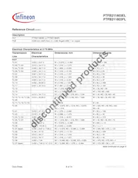 PTFB211803FLV2R0XTMA1 Datasheet Page 8