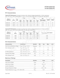 PTVA123501FCV1XWSA1 Datasheet Page 2