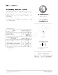 RB751S40T1 Datasheet Cover