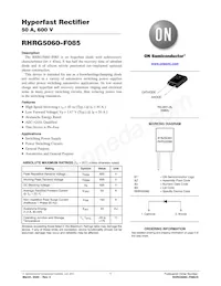 RHRG5060-F085 Datasheet Cover