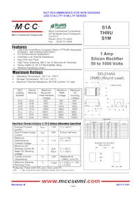 S1M-TP Datasheet Cover