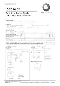 SB05-05P-TD-E Datasheet Cover
