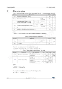 STPS20LCD200CBTR Datasheet Page 2