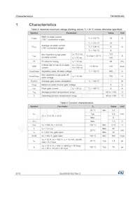 TN1605H-6G-TR Datasheet Page 2