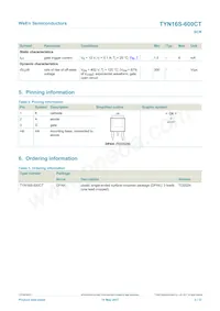 TYN16S-600CTJ Datasheet Page 2