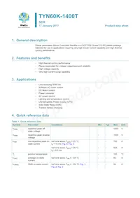 TYN60K-1400TQ Datasheet Cover