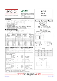 UF1M-TP Datasheet Cover