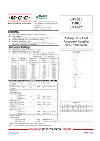 UF4006-TP Datenblatt Cover