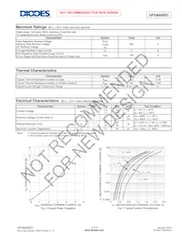 UF5A600D1-13 Datasheet Pagina 2