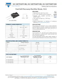 VS-10ETF04FP-M3 Datasheet Cover