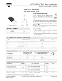 VS-10ETF06FPPBF Datasheet Cover