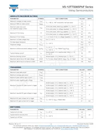 VS-12TTS08STRRPBF Datasheet Page 2