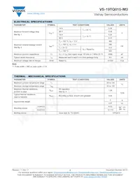 VS-19TQ015PBF Datenblatt Seite 2