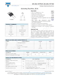 VS-20L15T-N3 Datasheet Cover