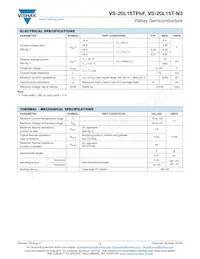 VS-20L15T-N3 Datasheet Pagina 2