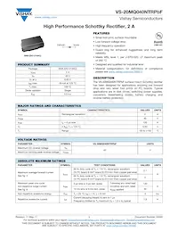 VS-20MQ040NPBF Datasheet Cover