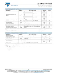 VS-20MQ040NPBF Datasheet Pagina 2