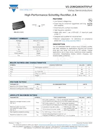 VS-20MQ060NPBF Datenblatt Cover