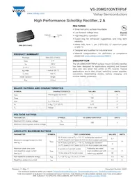 VS-20MQ100NPBF Datasheet Cover