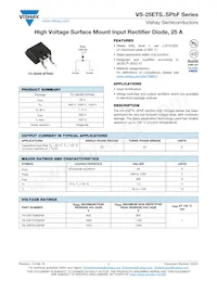 VS-25ETS12SPBF Datasheet Cover
