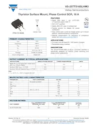 VS-25TTS16SLHM3 Datasheet Cover