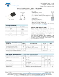 VS-30EPU12LHN3 Datasheet Cover