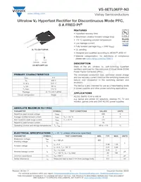 VS-8ETL06-N3 Datasheet Cover