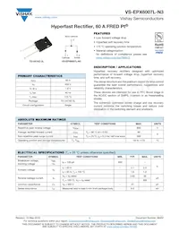 VS-EPX6007L-N3 Datasheet Copertura