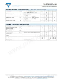 VS-EPX6007L-N3 Datasheet Pagina 2