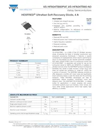 VS-HFA04TB60-N3 Datenblatt Cover
