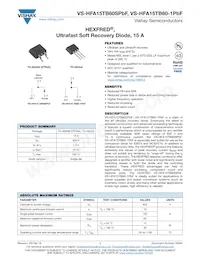 VS-HFA15TB60-1PBF Datasheet Cover