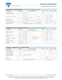 VS-HFA16TB120SPBF Datasheet Page 2