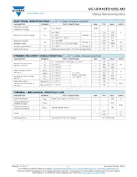 VS-HFA16TB120SR-M3 Datasheet Page 2