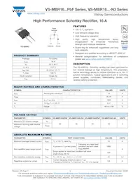VS-MBR1645-N3 Datasheet Copertura