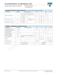 VS-MURB820-1PBF Datasheet Pagina 2