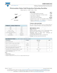 VSB1545S-E3/54 Datasheet Cover