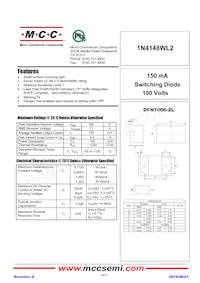 1N4148WL2-TP Datasheet Cover