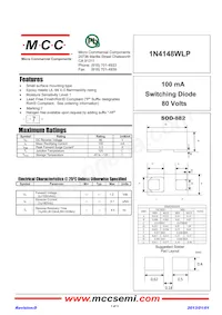 1N4148WLP-TP Datasheet Cover