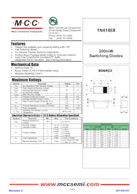 1N4148X-TP Datasheet Cover