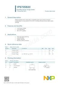1PS70SB20 Datasheet Page 2