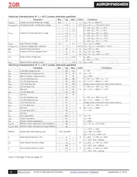 AUIRGP65G40D0 Datasheet Page 2