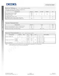 B120AF-13 Datasheet Pagina 2